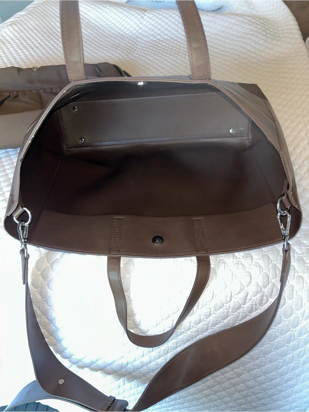 Haven 16” Calpak Laptop Tote Bag - Espresso